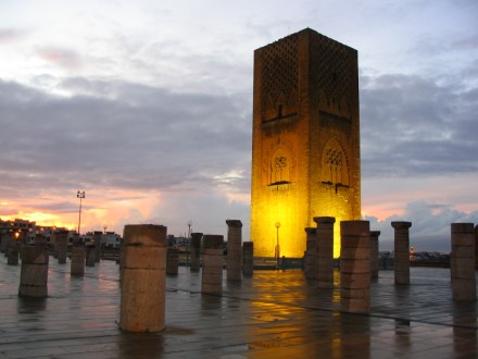 hassan tower rabat morocco